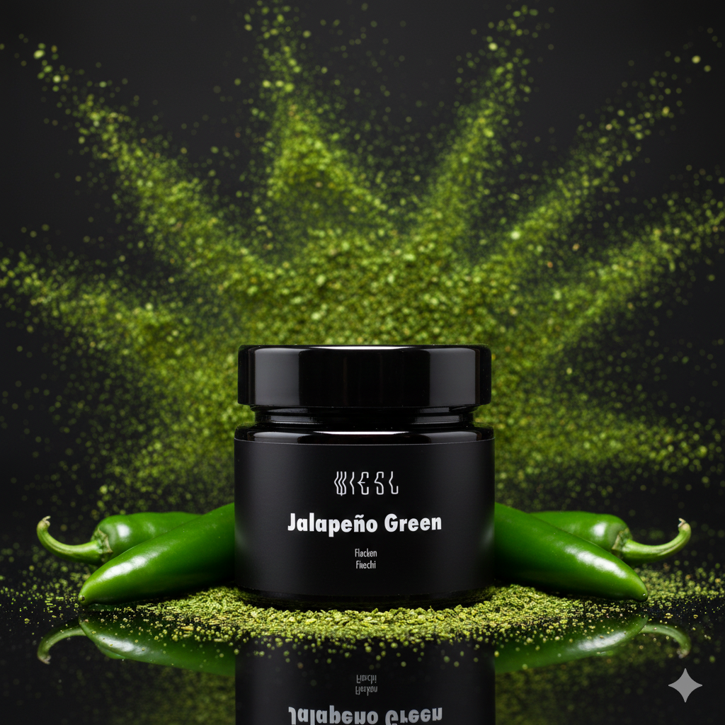Jalapeño Green Flakes 75g – Von unserem Hof in Bozen